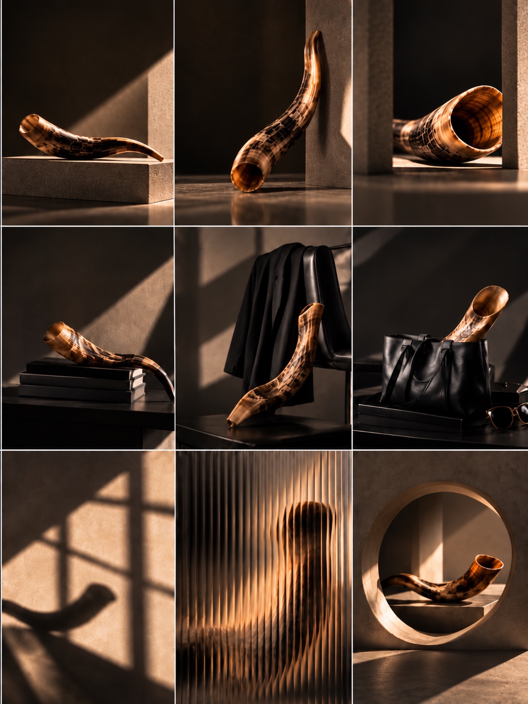 A shofar photo shoot